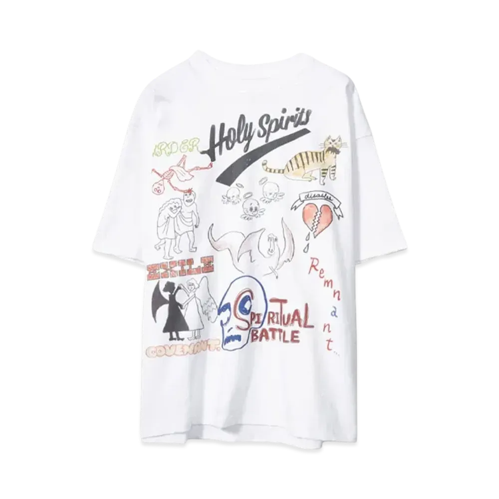 SOMEIT W.O.G VINTAGE TEE "OFF WHITE"