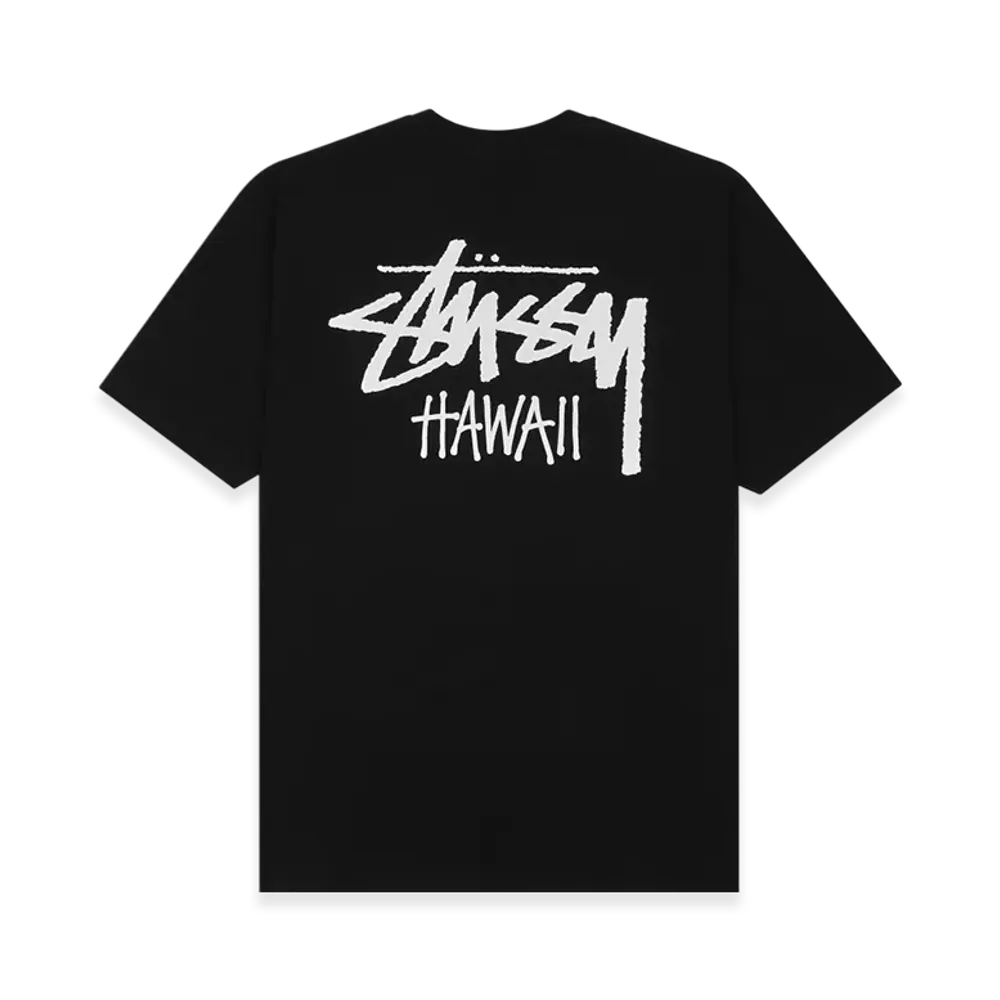 Stussy Stock Hawaii Tee "Black"