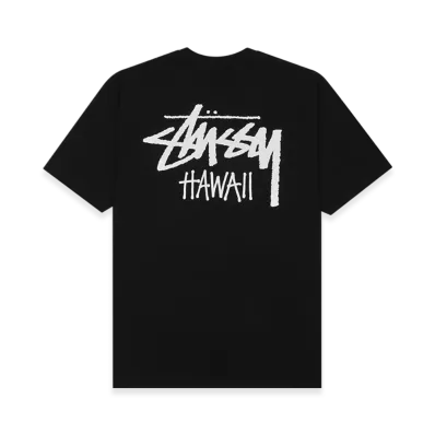 Stussy Stock Hawaii Tee "Black"