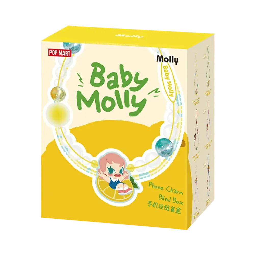 POP MART Baby Molly Fruity Aroma Series- Phone Charm Blind Box [Piece]