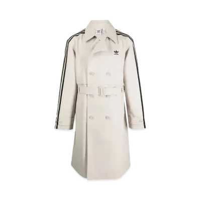 adidas 3-Stripe Trench Coat "Beige"