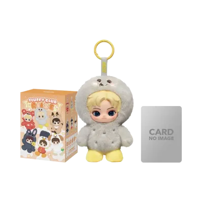 POP MART RIIZE Fluffy Club Series Vinyl Plush Doll Pendant Fluffy SONGYONGDOLI