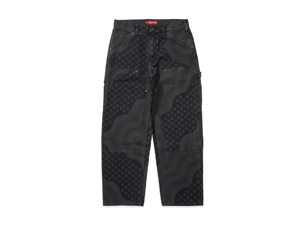 Supreme Flag Double Knee Painter Pant "Black"