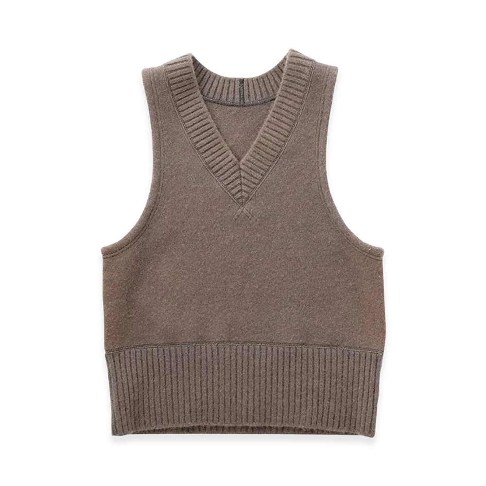 T.T Taiga Takahashi LOT.503 Varsity Letterman Vest "Natural Dyed Pomegranate Gray"