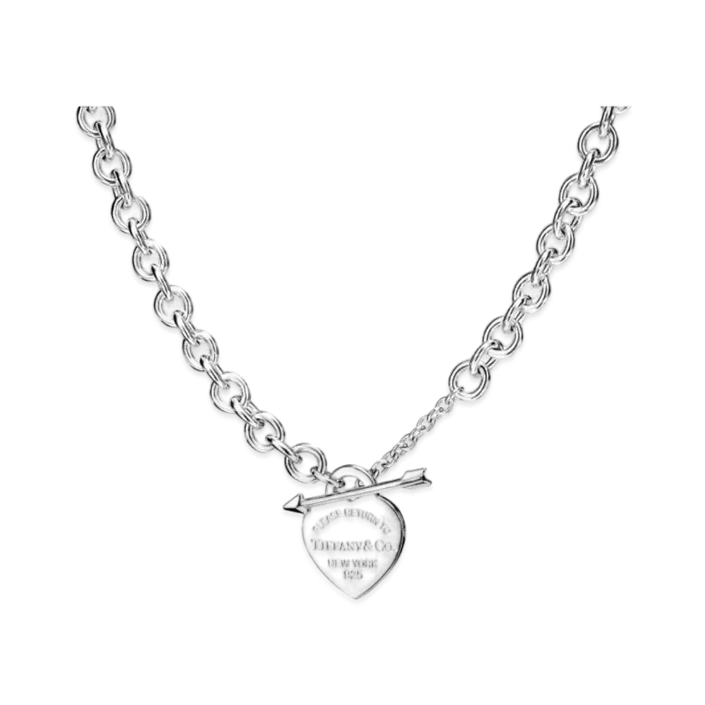 Tiffany & Co. Return to Tiffany Lovestruck Heart Tag Necklace Medium "Sterling Silver"