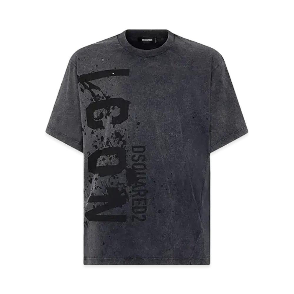Dsquared2 Icon Splash Iron Fit T-Shirt "Dark Gray"