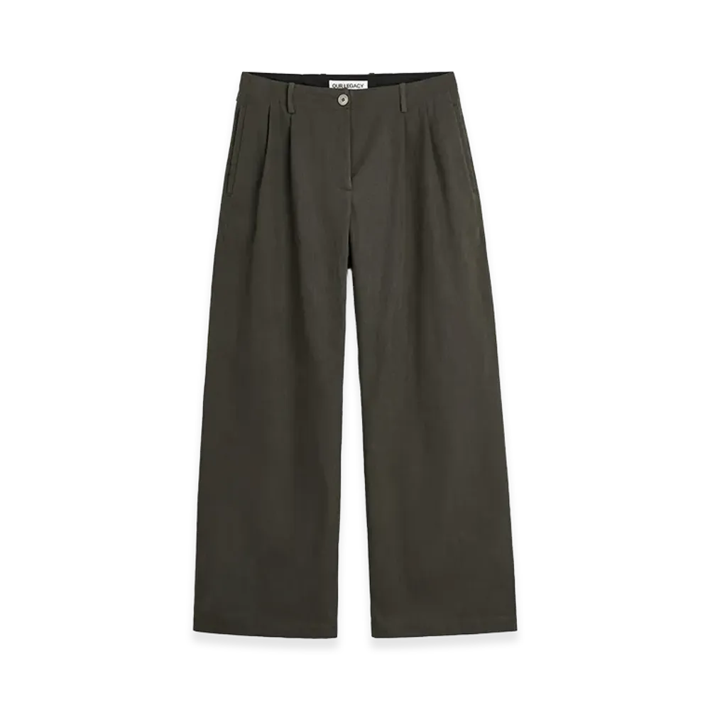 OUR LEGACY Women's Arch Chino "Antique Mudd Coated Sateen"
