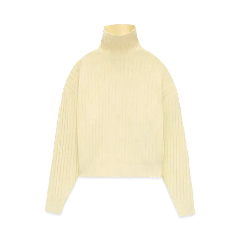 FEAR OF GOD ESSENTIALS Women's Turtleneck "Garden Yellow"