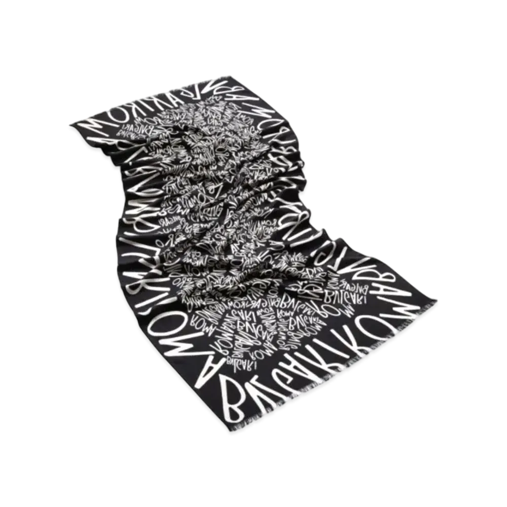 BVLGARI Logomania Stole "Black"