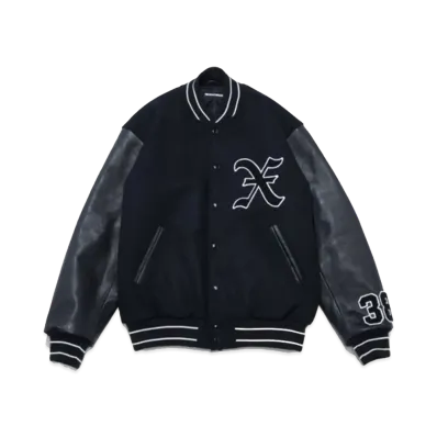 GOD SELECTION XXX Varsity Jacket GX-A24-JK-03 "Black"