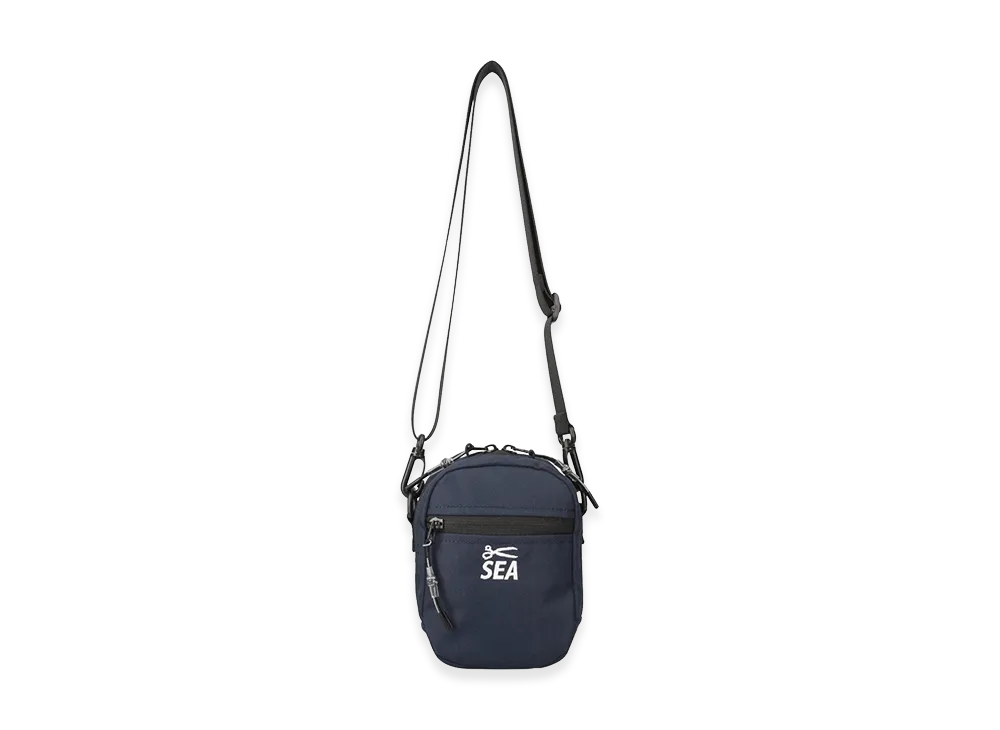 WIND AND SEA x DENHAM Mini Shoulder Bag "Navy"