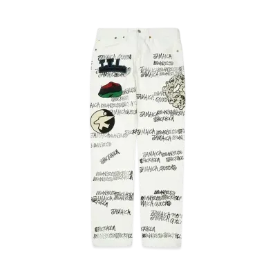 Stussy x Our Legacy x Denim Tears Pants "White"