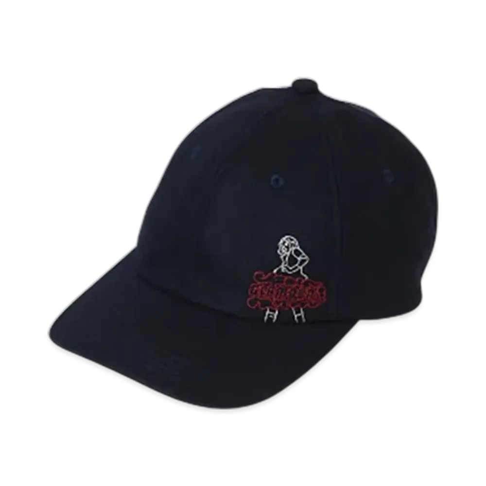 HYSTERIC GLAMOUR Vixen Line Embroidered Cap "Navy"