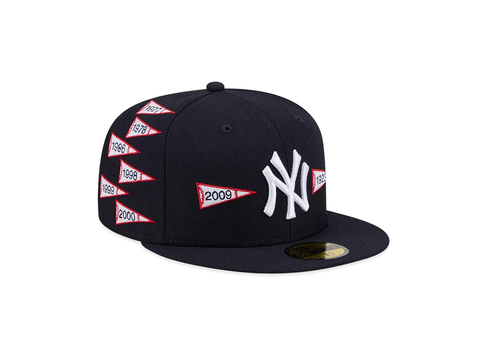 NEW ERA x Spike Lee Joint 59Fifty New York Yankees World Series Championships Baseballs "Navy"