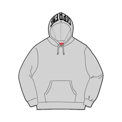 Supreme Warm Up Hooded Sweatshirt "Heather Grey"