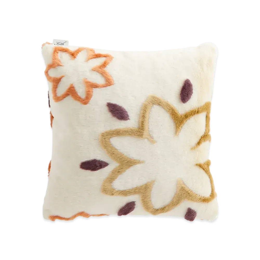 Kith Paisley Faux Fur Pillow "Sandrift"