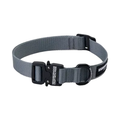 NEIGHBORHOOD Dog Collar "Gray"