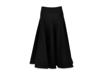 Valentino Women's 'solid Crepe Couture' Skirt "Black"