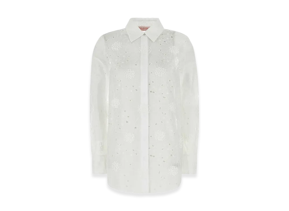 Valentino Women's Cotton Shirt "White"