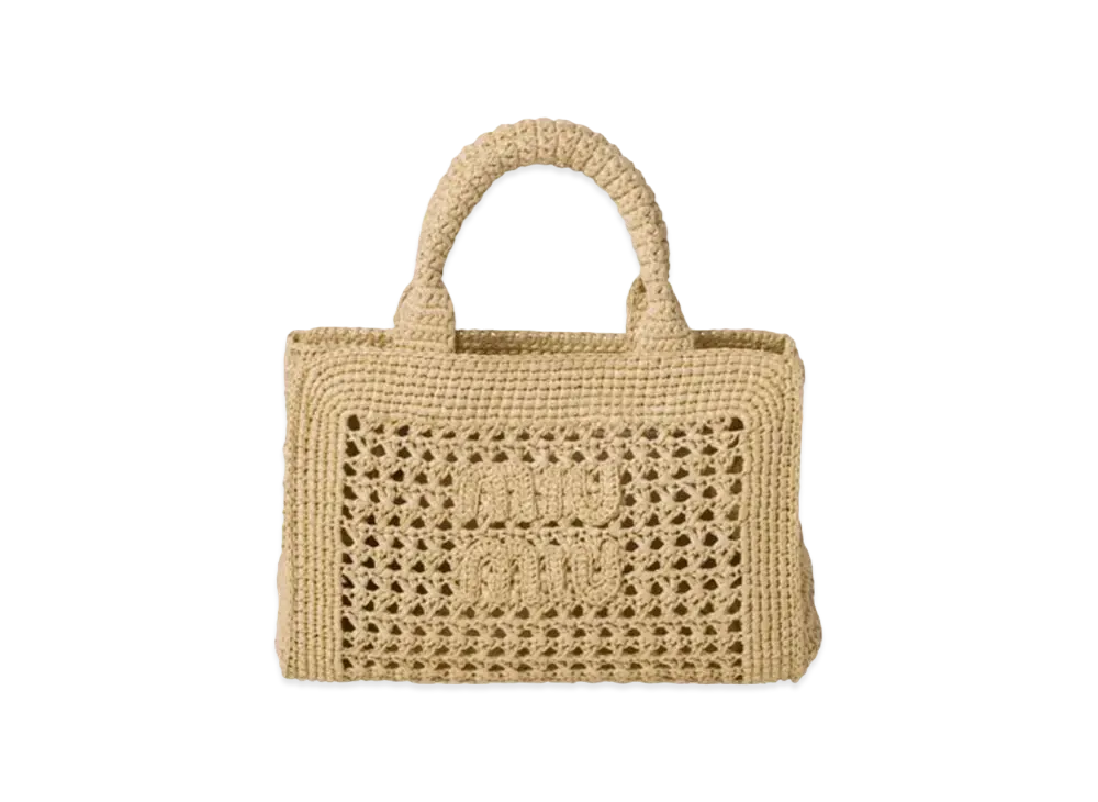 MIUMIU Crochet Handbag "Natural"