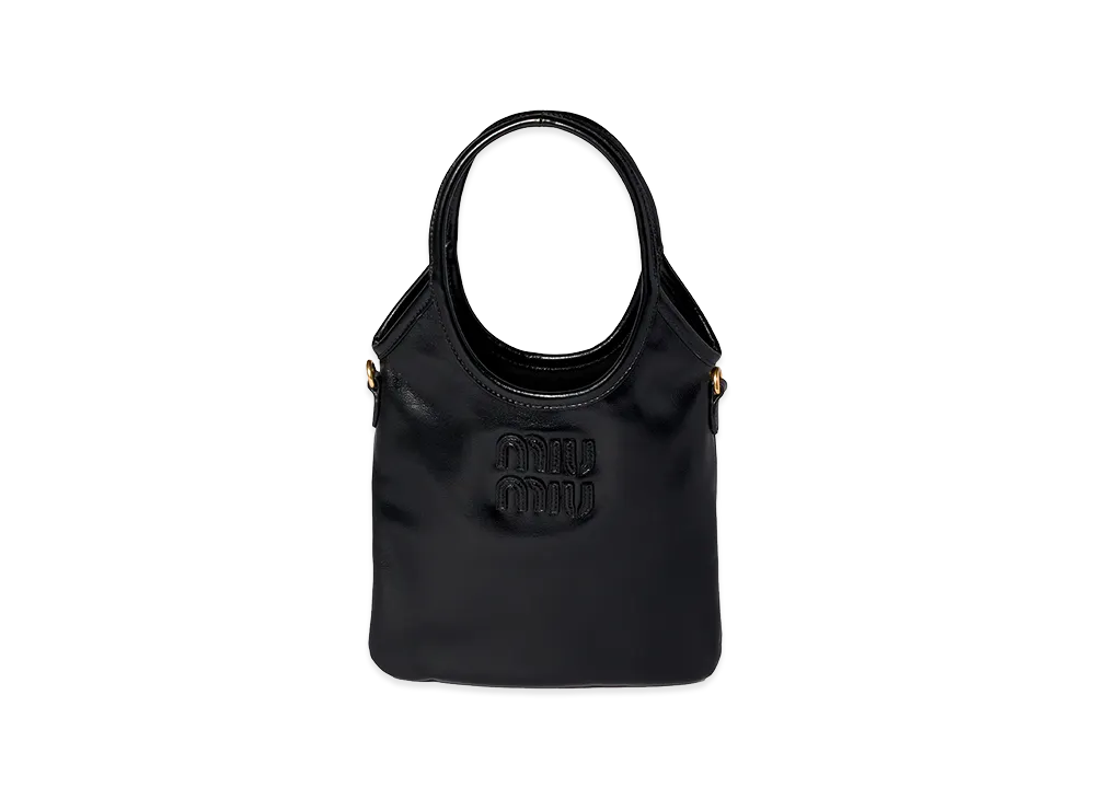 MIU MIU Women's Handbag In Pelle Ivy "Black"