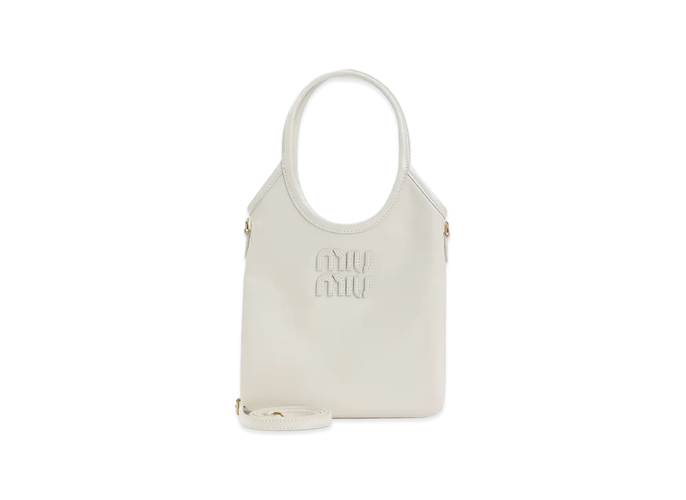 MIU MIU Women's Handbag In Pelle Ivy "White"