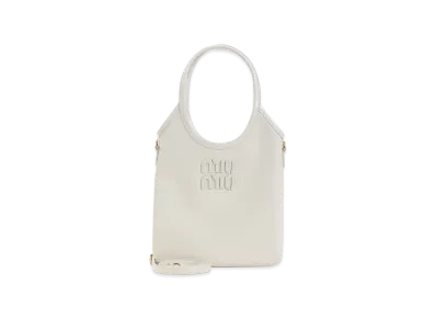 MIU MIU Women's Handbag In Pelle Ivy "White"