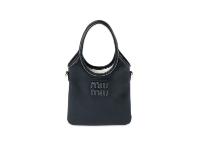 MIUMIU IVY Leather Handbag "Black"