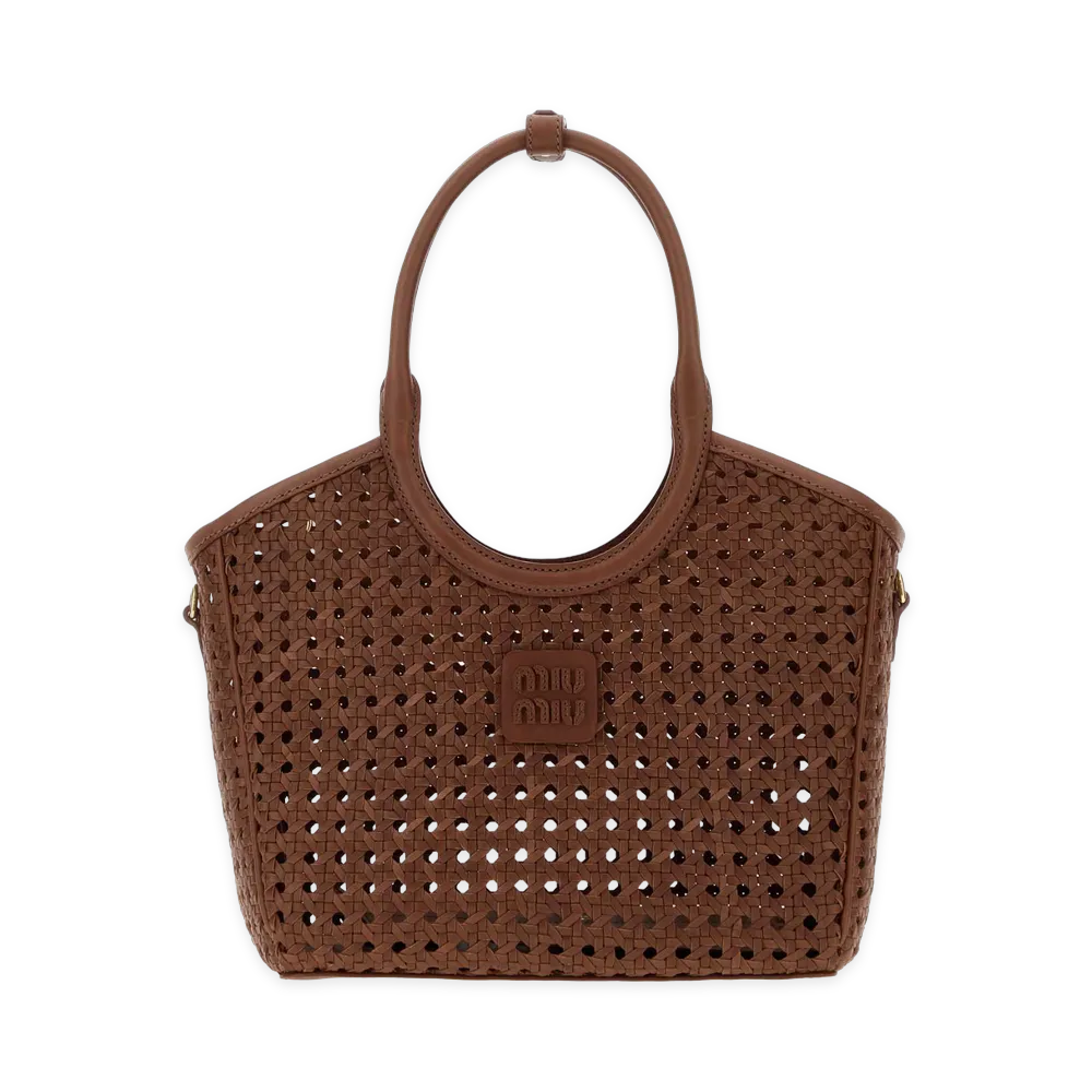 MIU MIU Women's Leather Handbag "Brown"