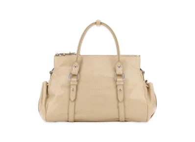 MIU MIU Women's Leather Handbag "Beige/Sand"