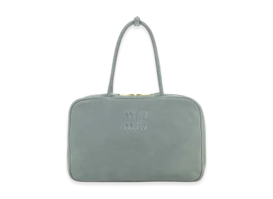 MIU MIU Women's Suede Handbag "Powder Blue"