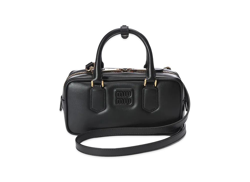MIU MIU Women's Arcadie Leather Bag "Black"