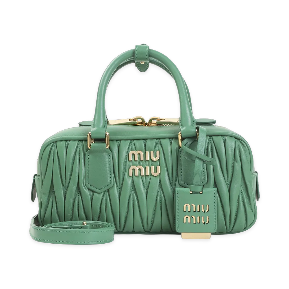 MIU MIU Women's Mango Matelasse Leather Handbag "Mango"