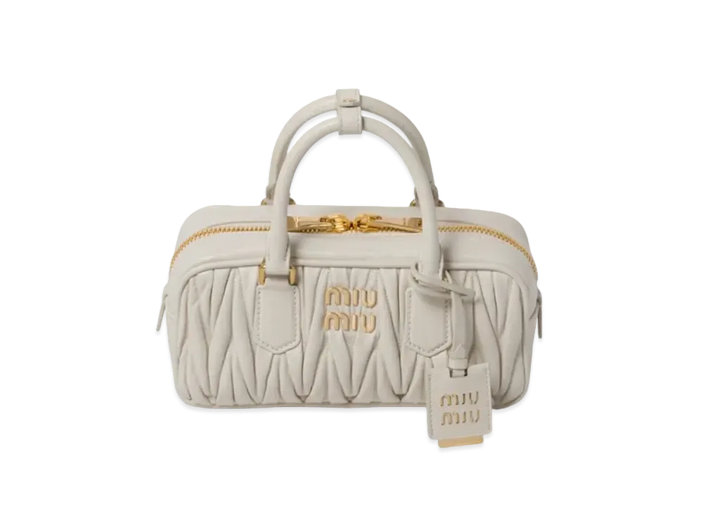 ミュウミュウ アルカディ マテラッセレザー バッグ 