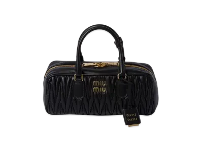 MIUMIU Arcadie Matelasse Nappa Leather Bag "Black"