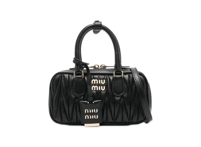 MIU MIU Women's Nappa Leather Handbag "Black"