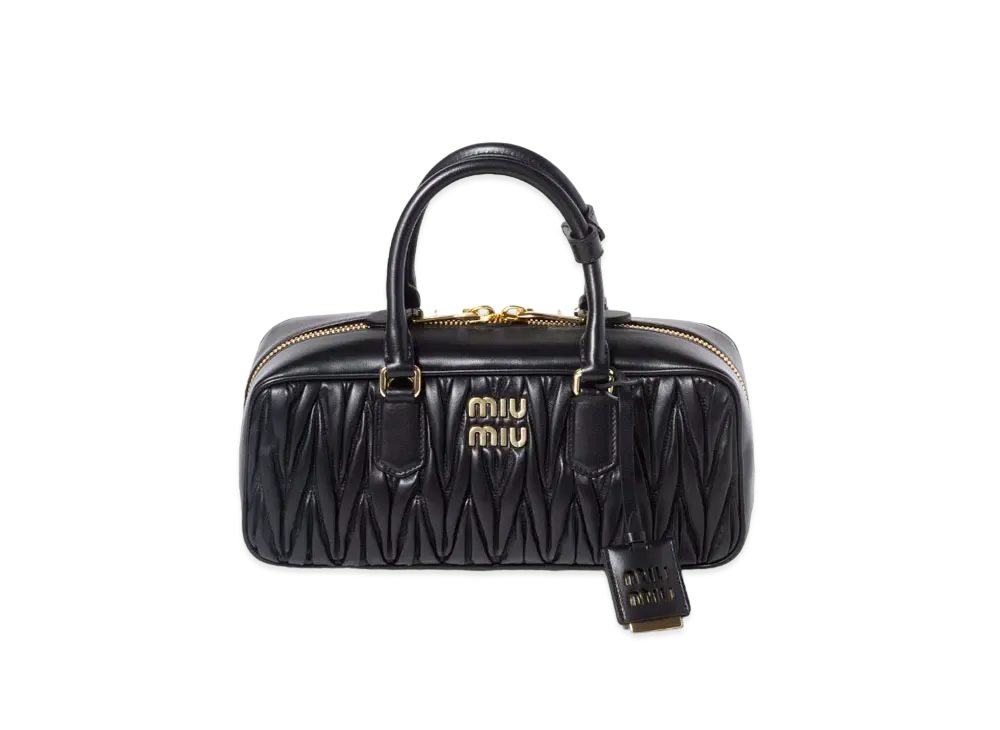 MIUMIU Arcadie Matelasse Nappa Leather Bag "Black"