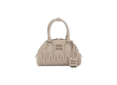 MIU MIU Women's Nappa Leather Arcadie Handbag "Cipria/Pink"