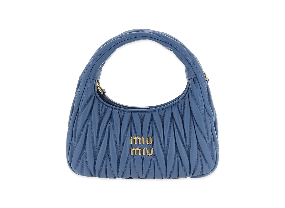 MIU MIU Women's Wander Handbag "Light Blue"