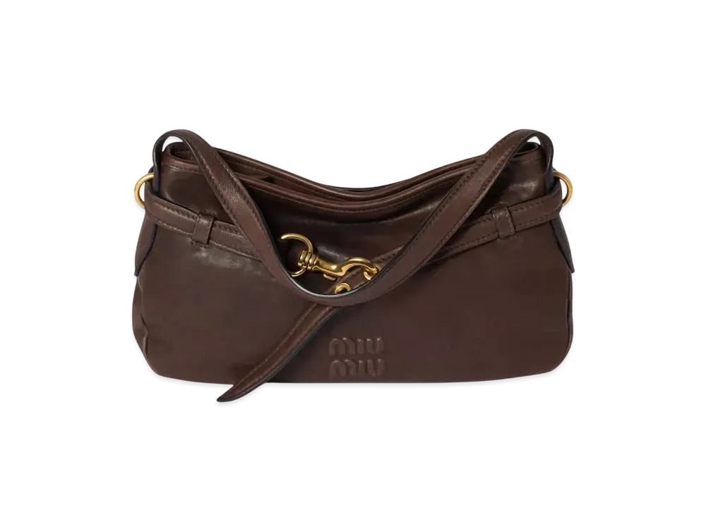 MIUMIU Aventure Nappa Leather Bag Regular "Brown"