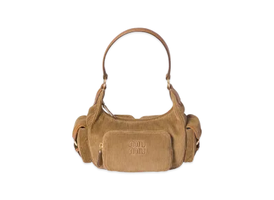 MIU MIU Corduroy Pocket Bag "Cinnamon"