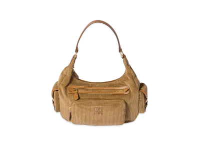 MIU MIU Corduroy Pocket Bag "Cinnamon"