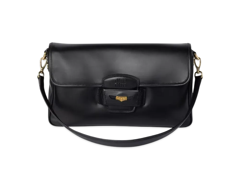 MIUMIU Penny Leather Bag "Black"