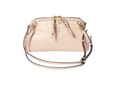 MIU MIU Caprice Leather Clutch "Powder Pink"