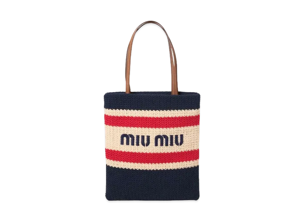 MIUMIU Crochet Tote Bag "Natural"