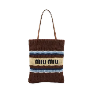 MIU MIU Women's Bag "Cacao/Celeste/Nat."