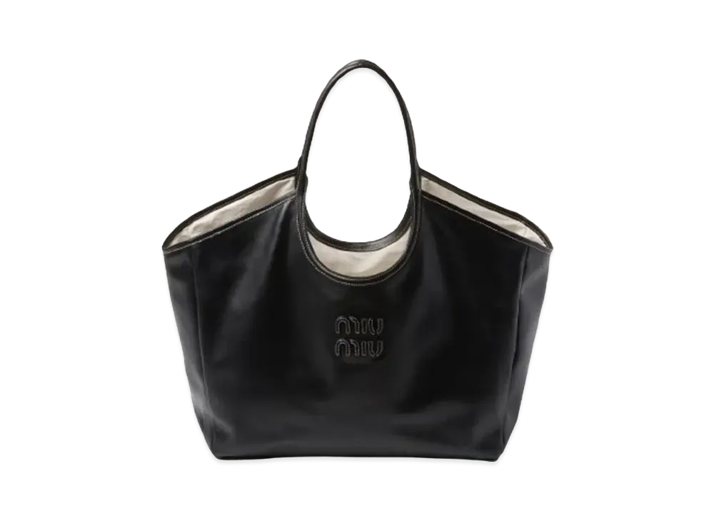 MIUMIU IVY Leather Bag "Black"