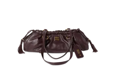 MIUMIU Joie Nappa Leather Bag "Brown"