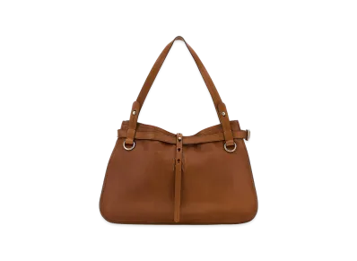MIU MIU Women's Caramel Leather Shopping Bag "Brown"