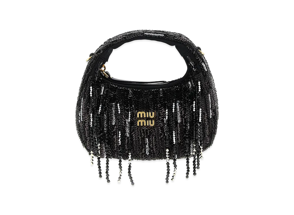 MIU MIU Women's Wander Mini Handbag "Black"